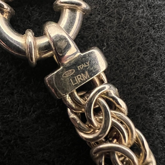 Sterling silver 925 lirm bracelet byzantine EXCELLENT CONDITION! Beautiful piece - Picture 3 of 4